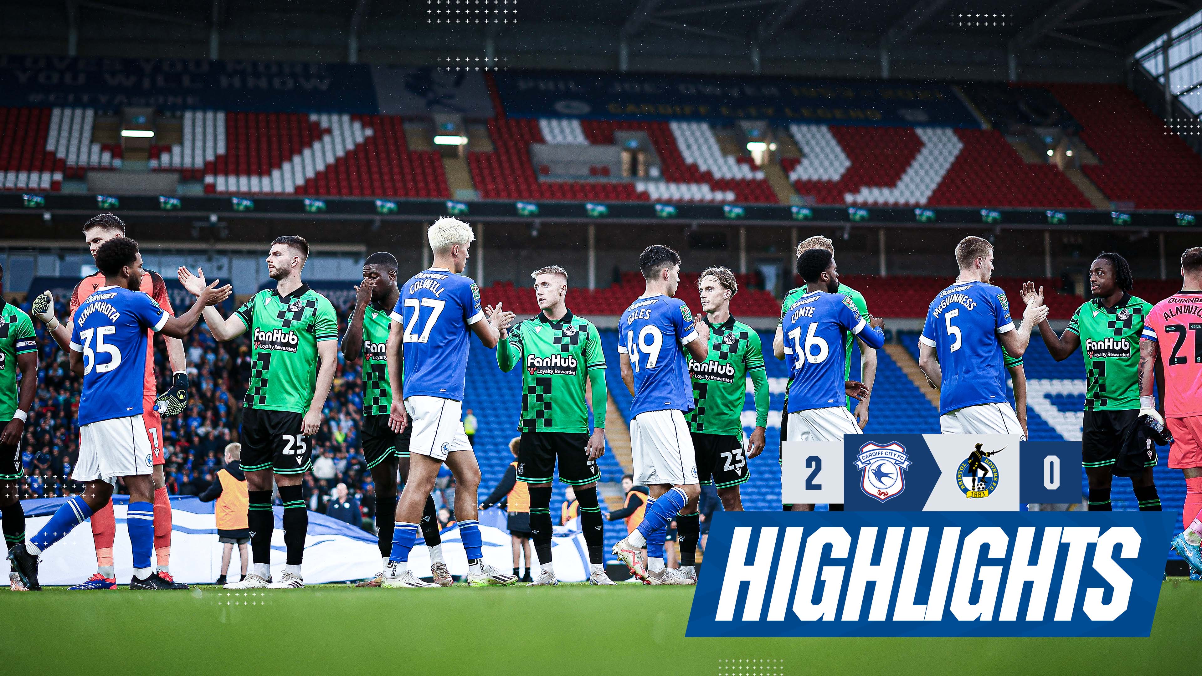 Highlights | Cardiff City 2-0 Bristol Rovers