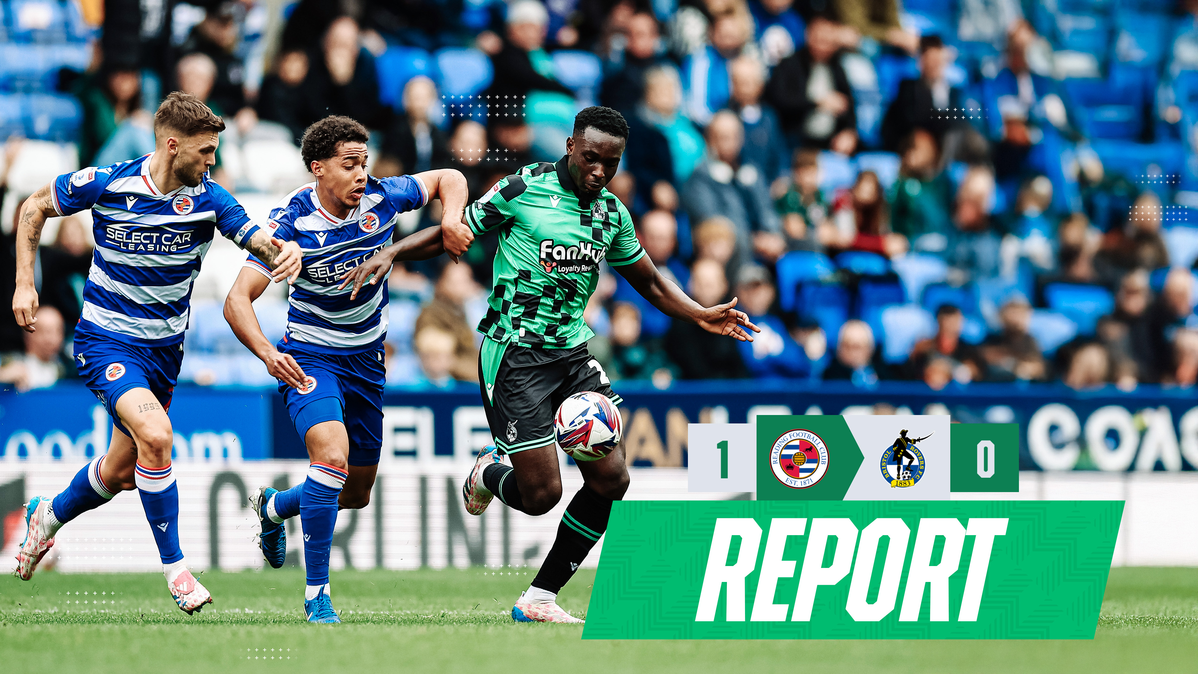 Ten-man Rovers narrowly beaten by Reading | Bristol Rovers FC