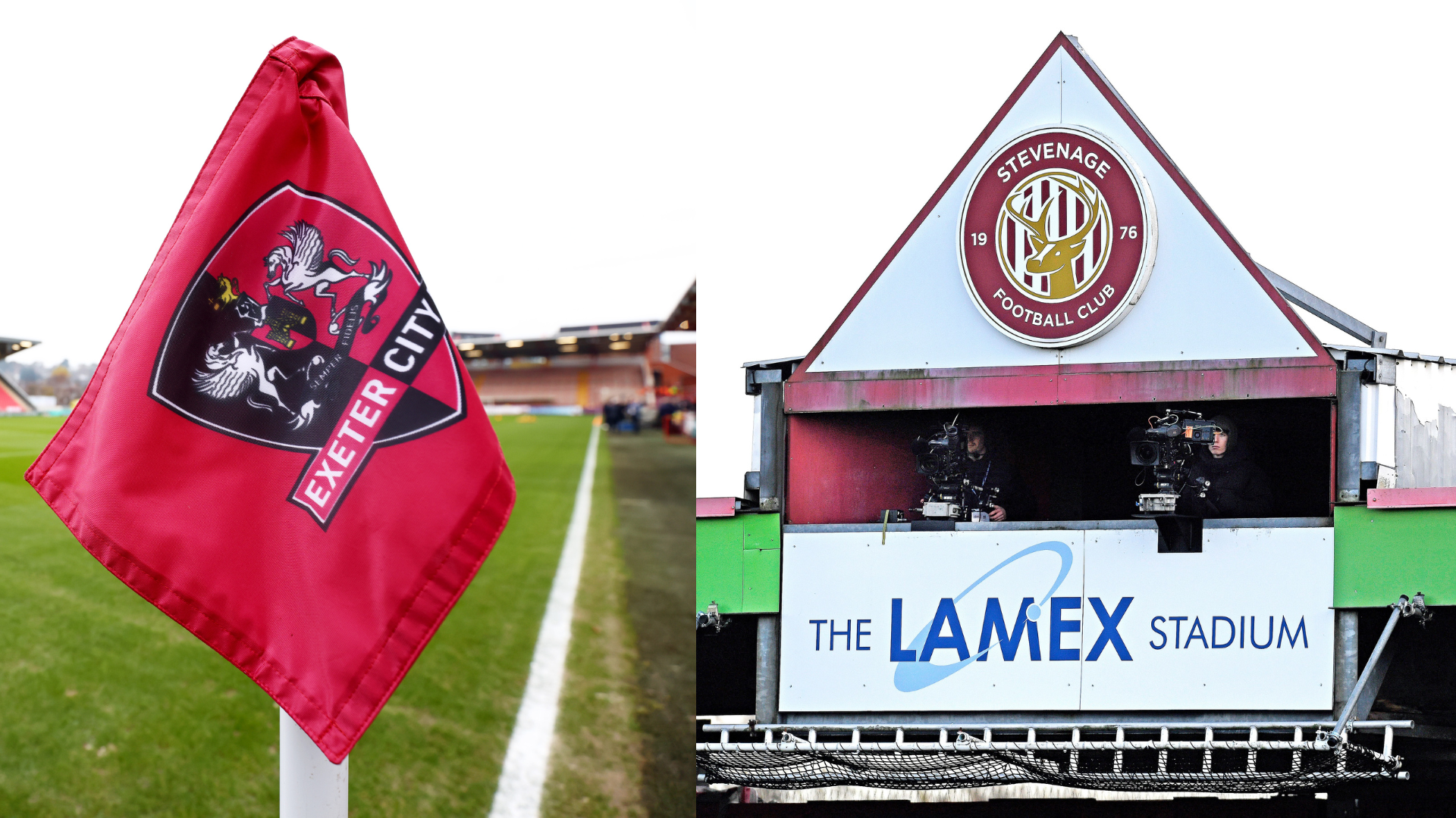 Exeter City and Stevenage 