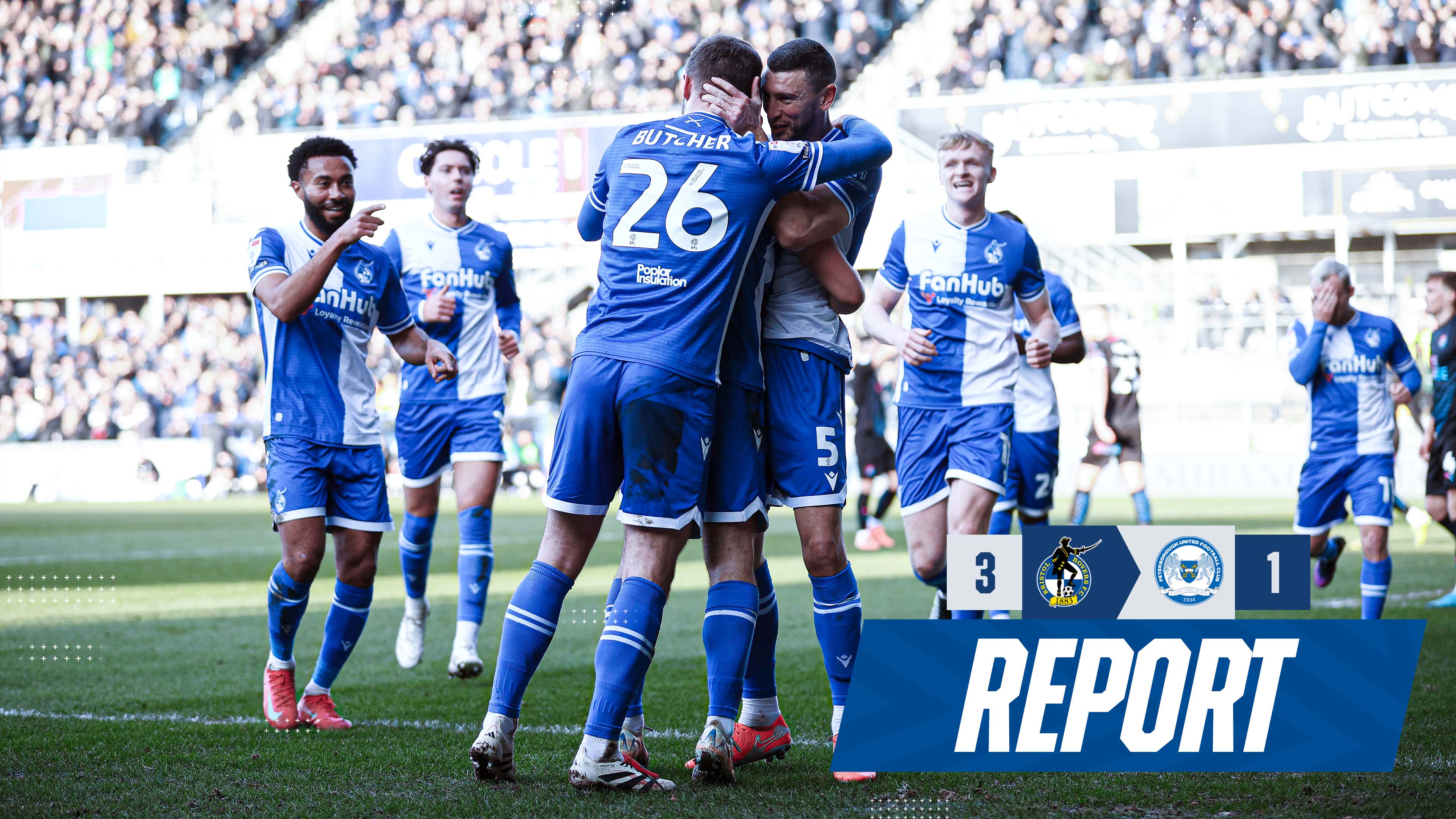 match report v Peterborough