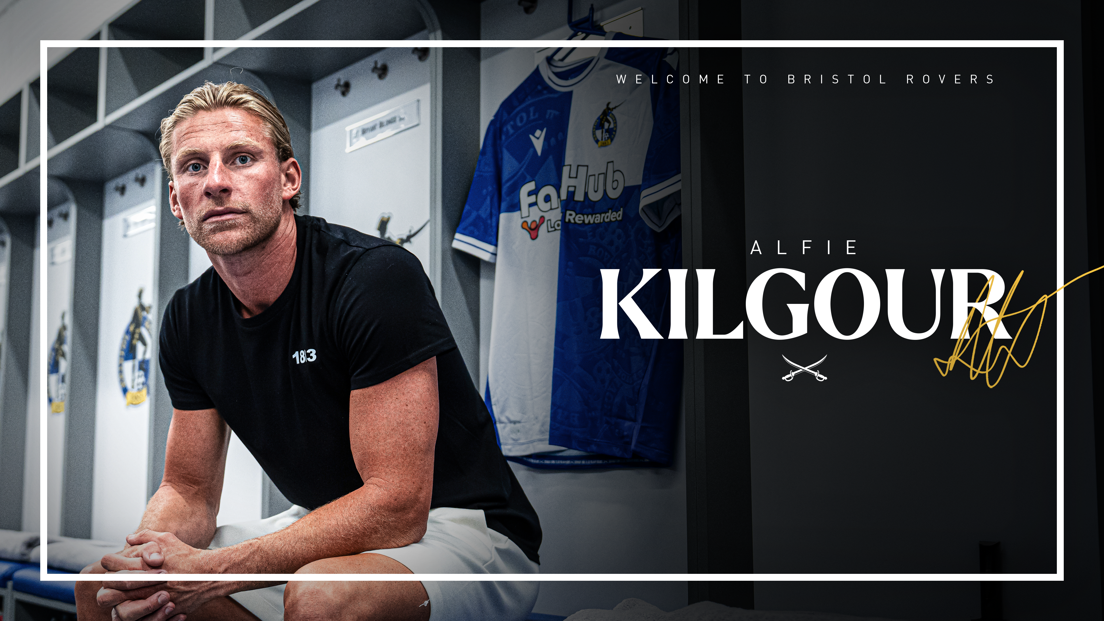 Alfie Kilgour poses for his interview