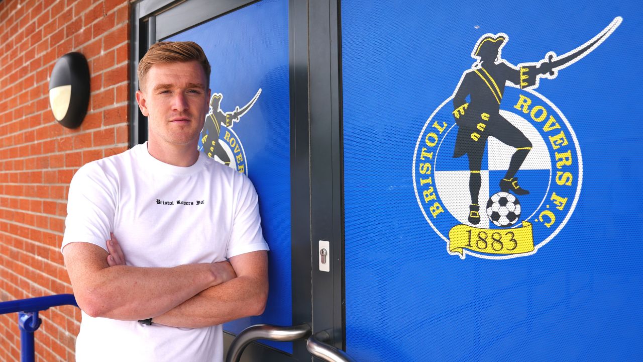 Jack Sparkes poses at The Quarters' door