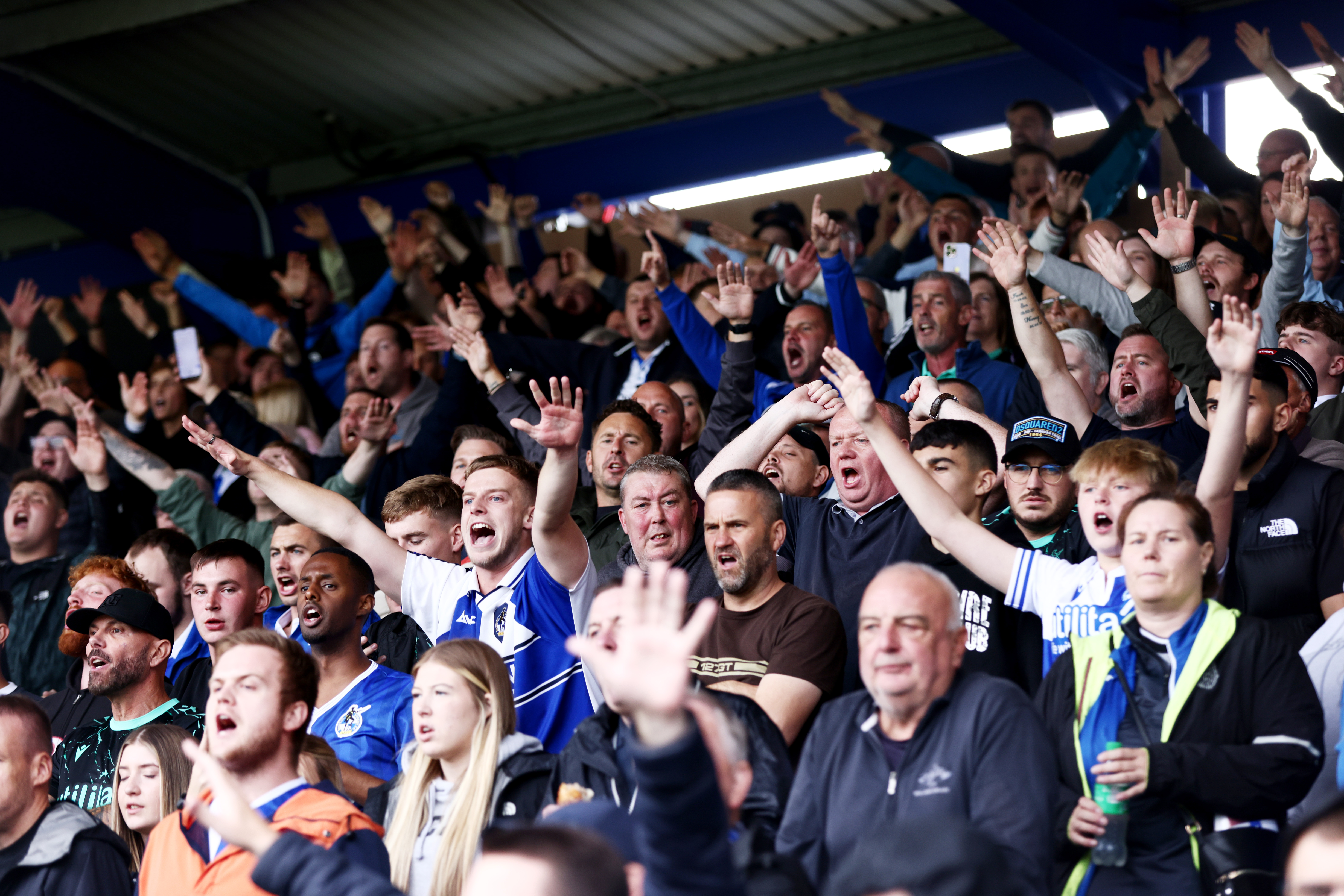 Bristol Rovers away fans