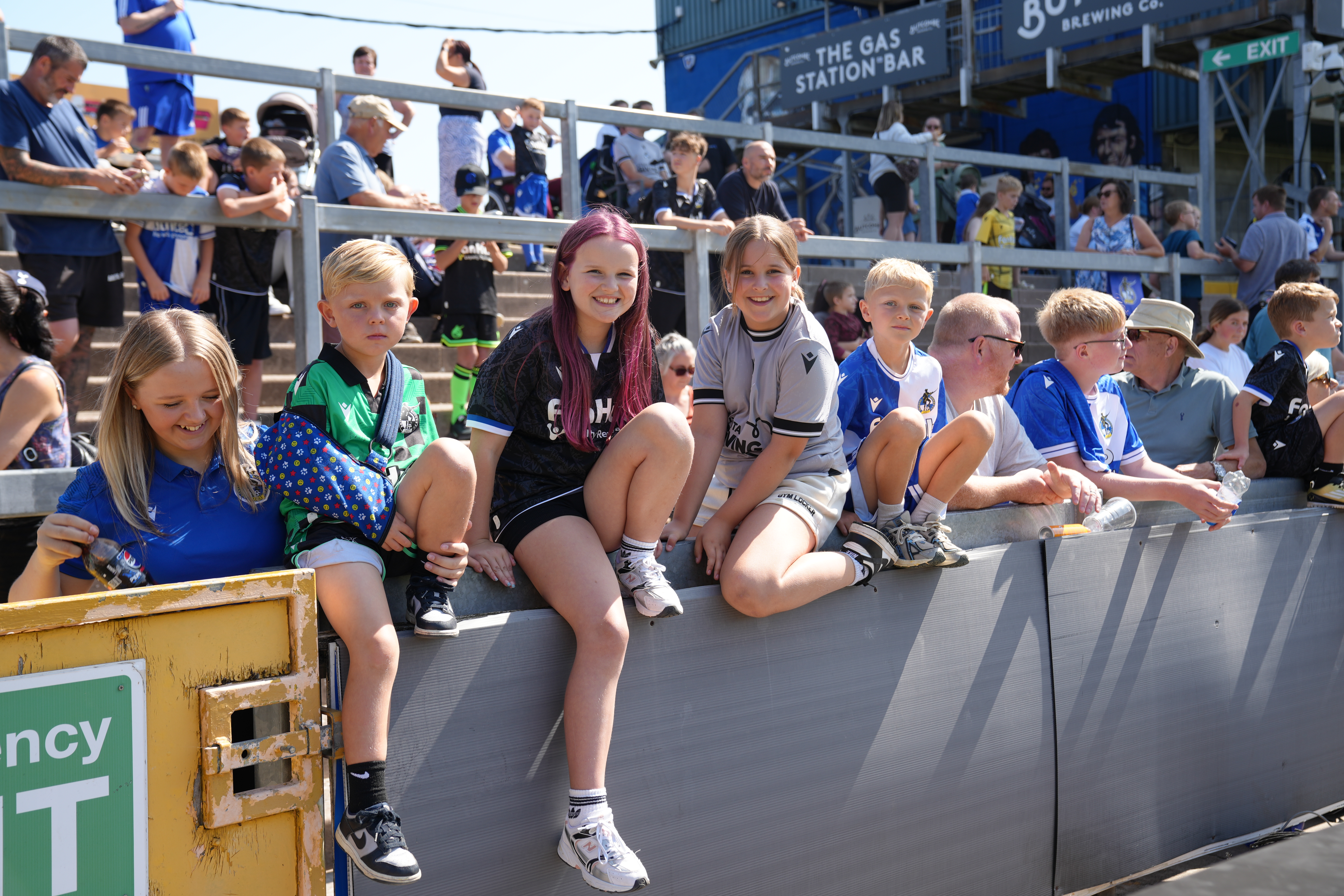 Fans in crowd