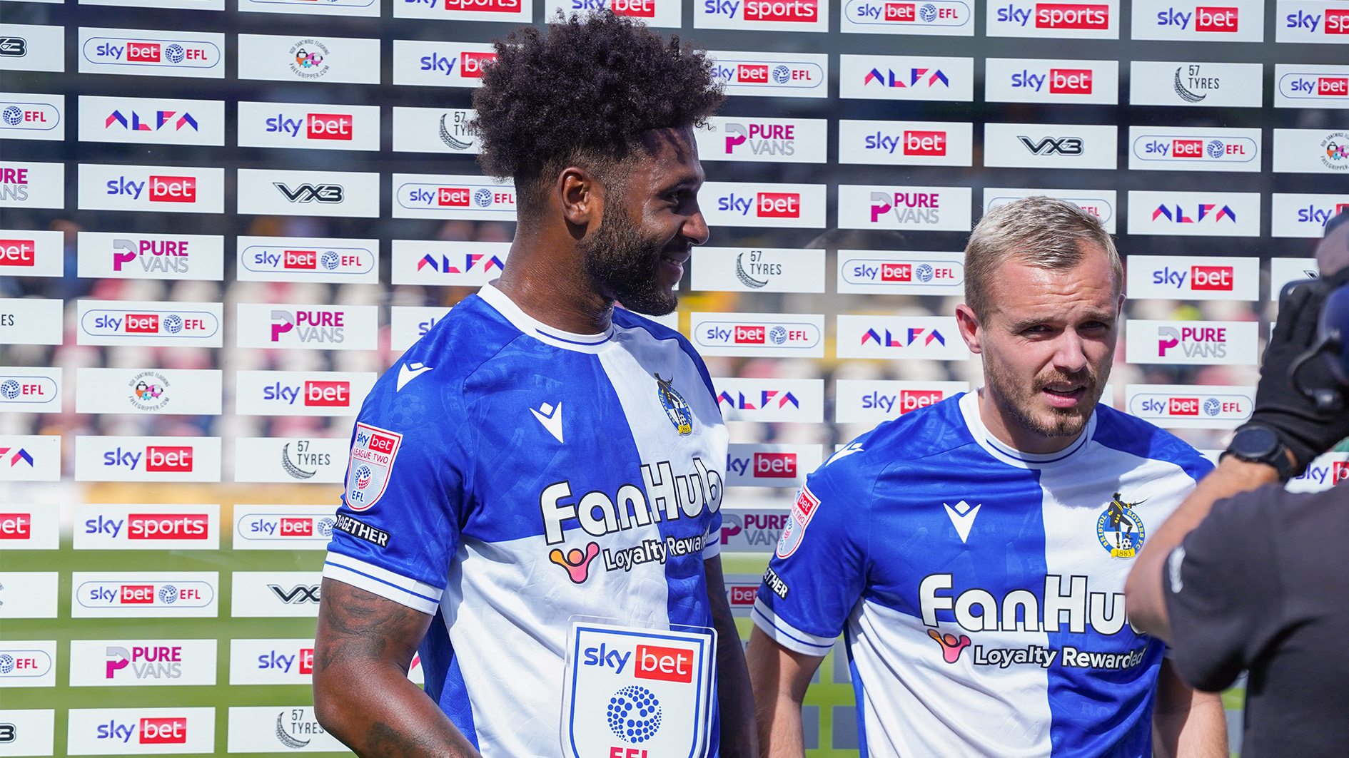 Ellis Harrison and Luke Thomas