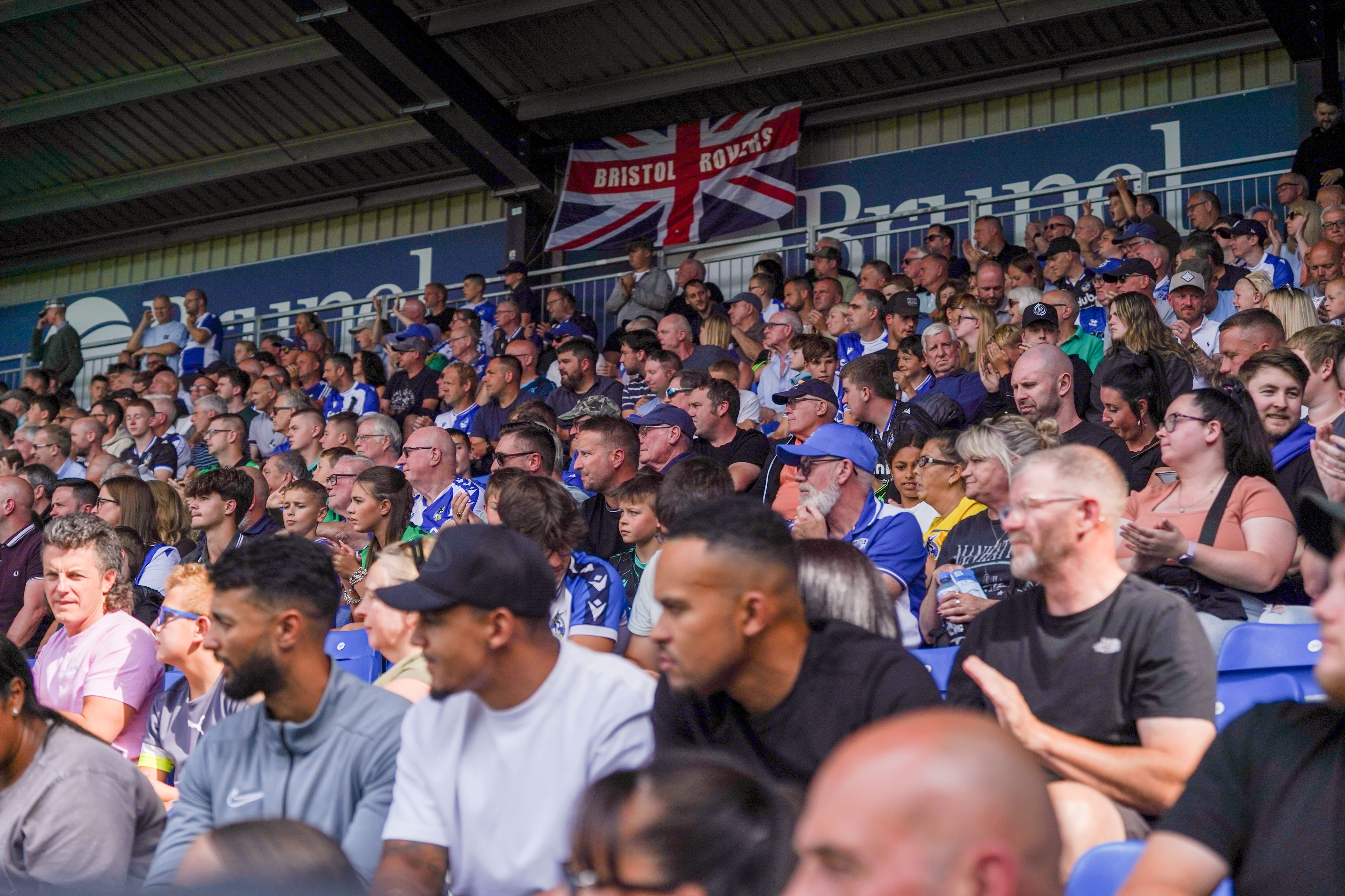 Fans in crowd