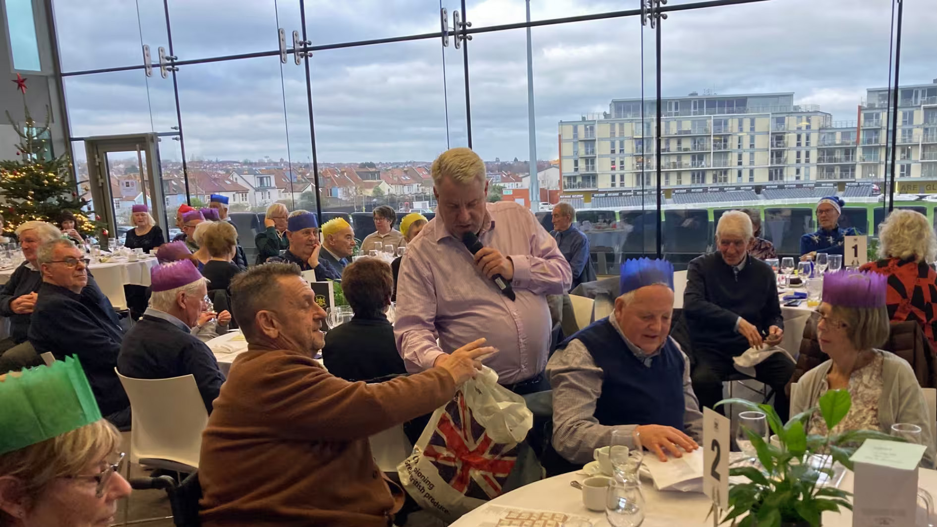 Blue Diamond Christmas lunch