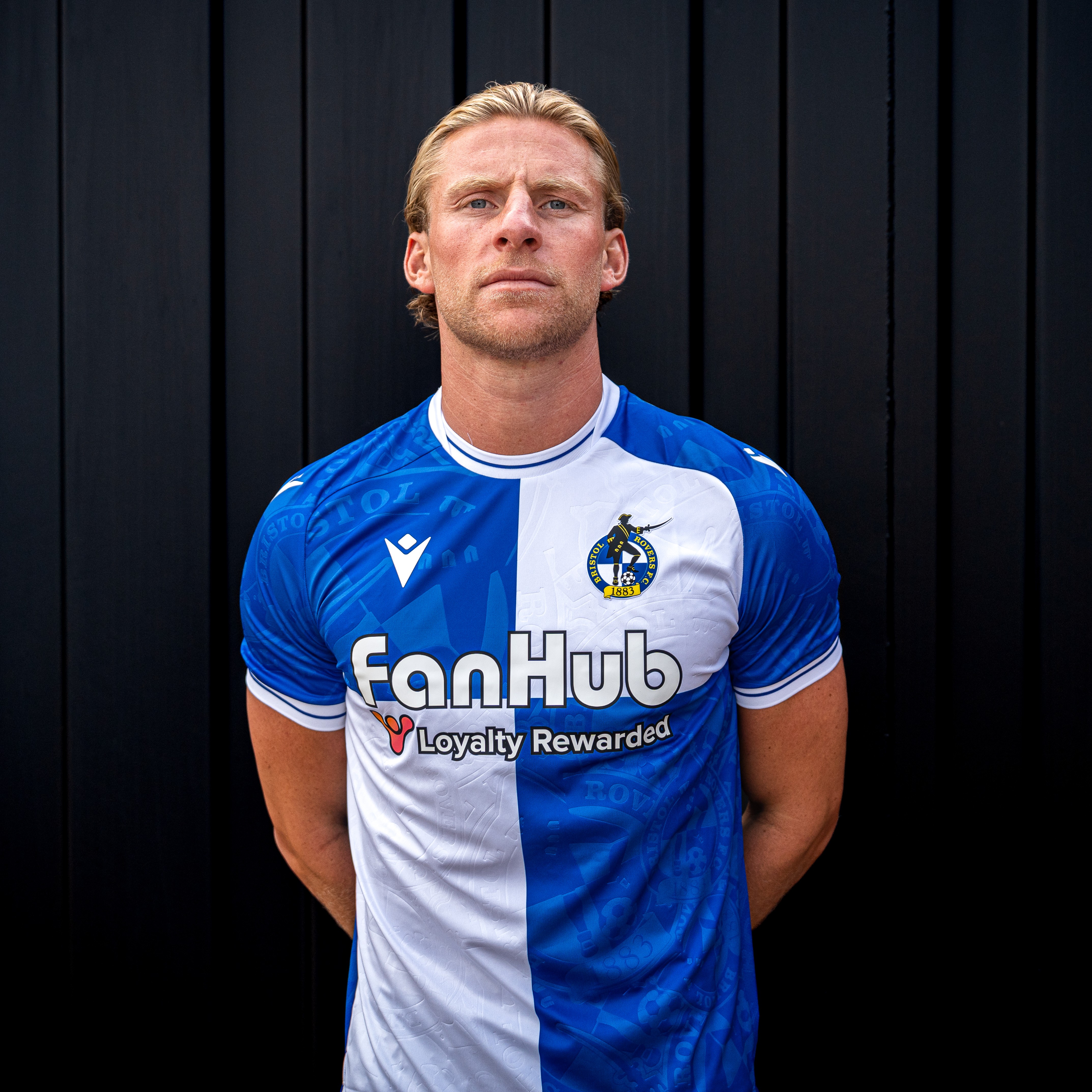 Alfie Kilgour wearing Home Shirt