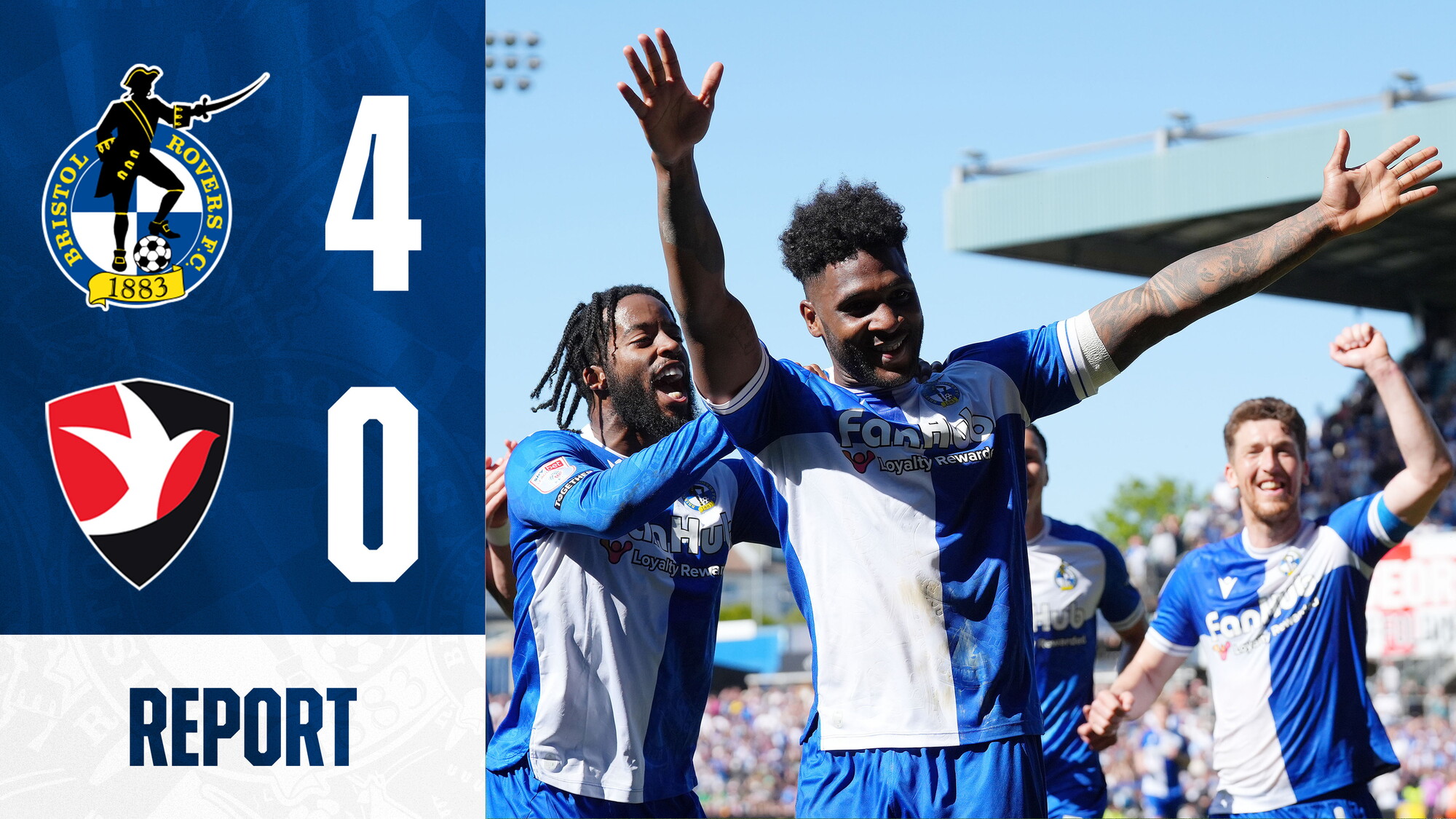 Harrison hat-trick helps Rovers cruise to a win over Cheltenham ...
