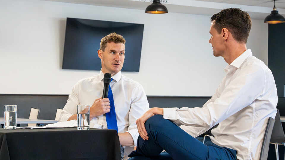 Matt Taylor meets 1883 Club at The Memorial Stadium