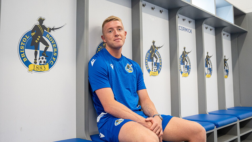 Joel Senior in the changing room