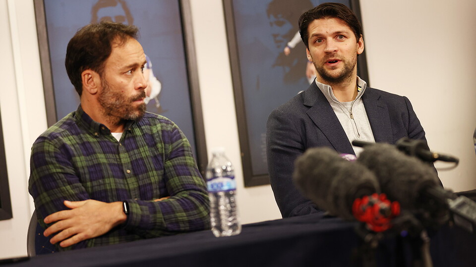 George Friend and Calderon