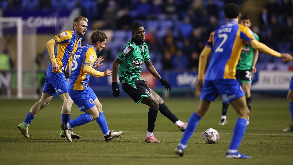 Clinton Mola v Shrewsbury Town