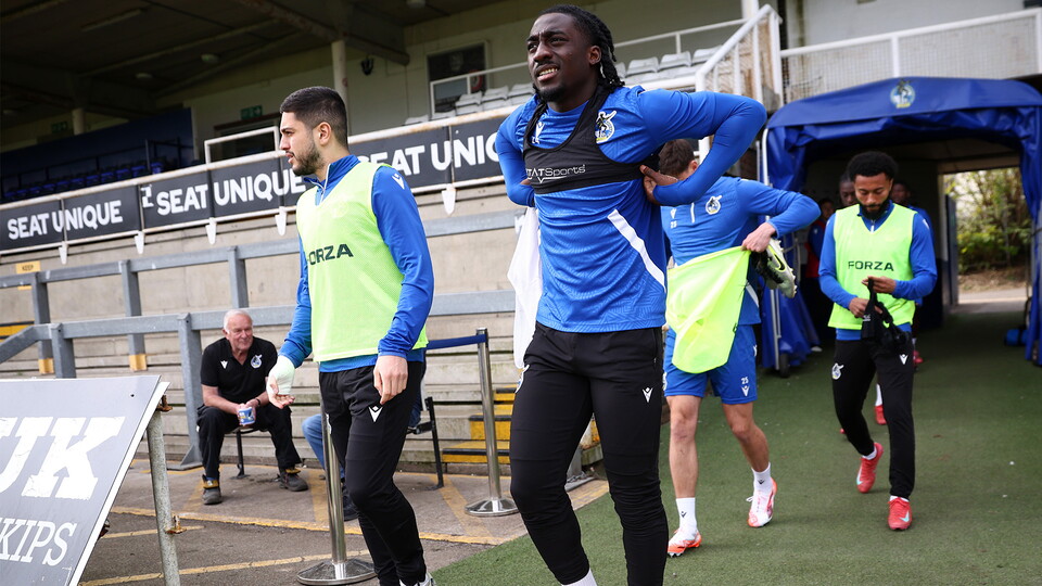 Open training session at The Memorial Stadium