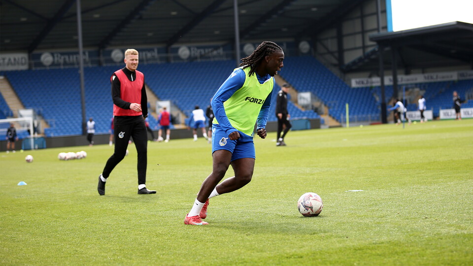 Open training session at The Memorial Stadium