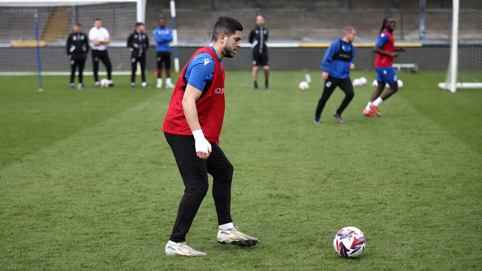 Open training session at The Memorial Stadium
