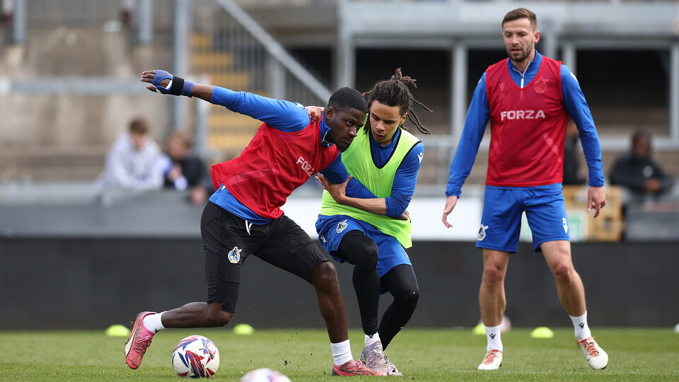Open training session at The Memorial Stadium
