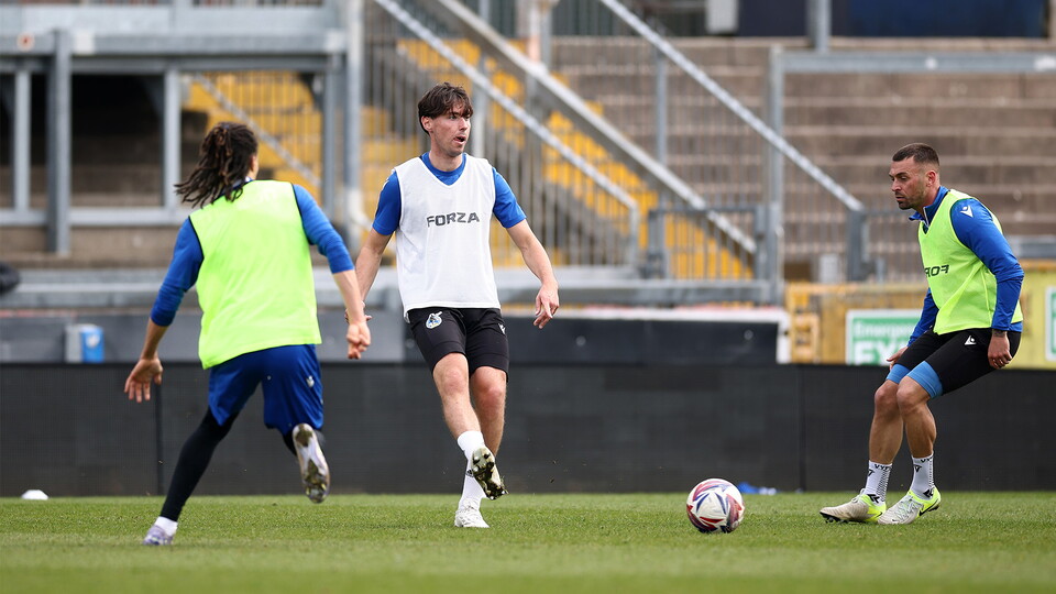 Open training session at The Memorial Stadium