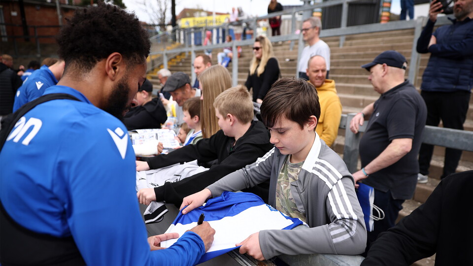 Open training session at The Memorial Stadium