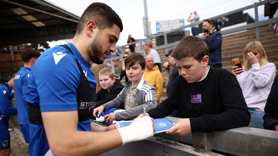 Open training session at The Memorial Stadium