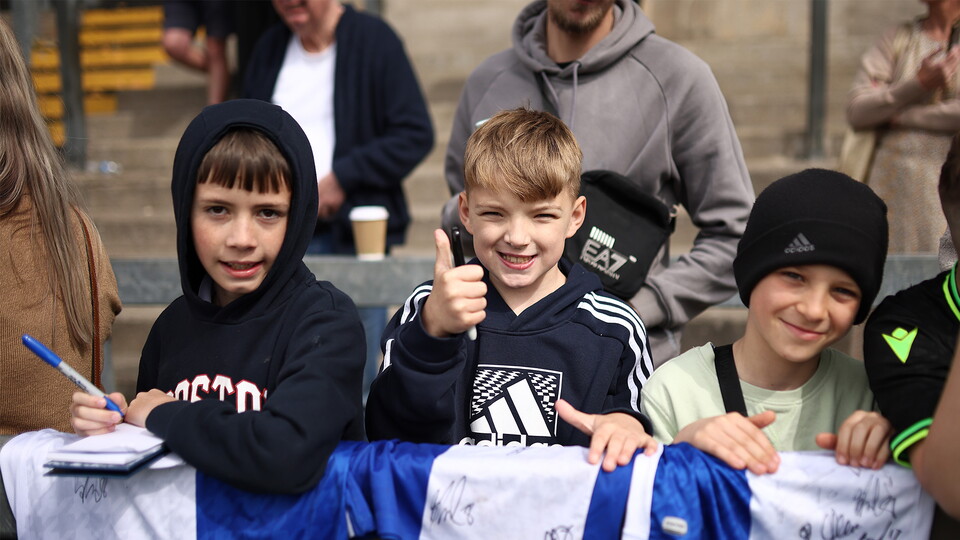 Open training session at The Memorial Stadium
