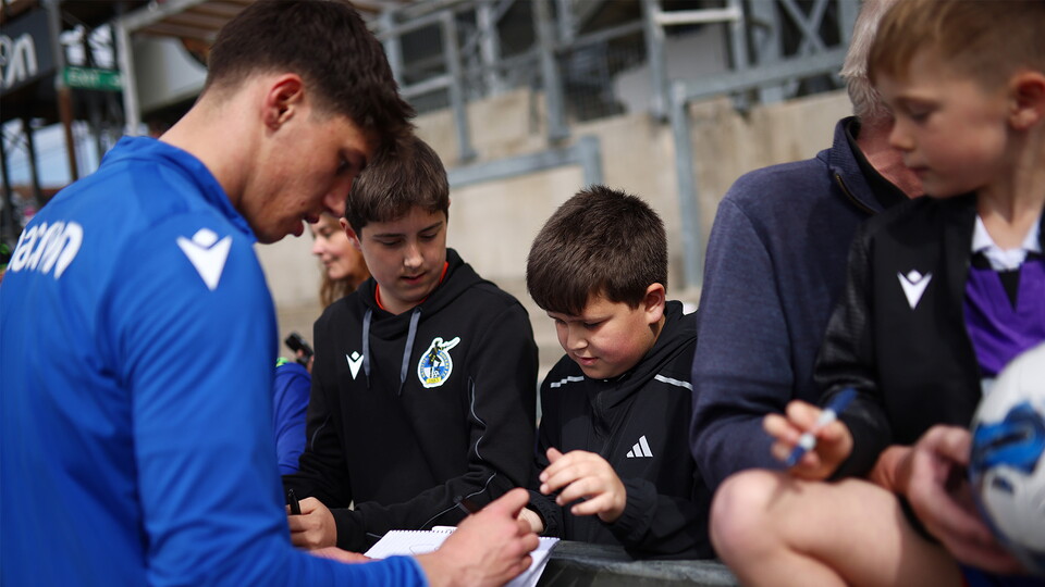 Open training session at The Memorial Stadium