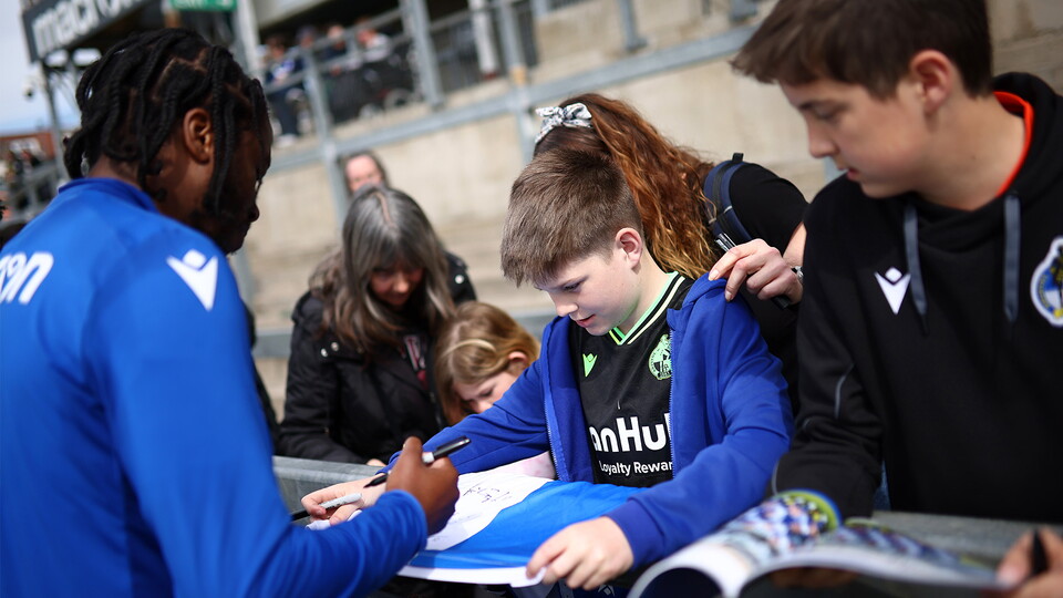 Open training session at The Memorial Stadium