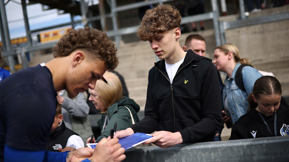Open training session at The Memorial Stadium