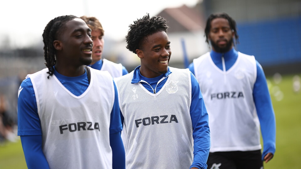 Open training session at The Memorial Stadium