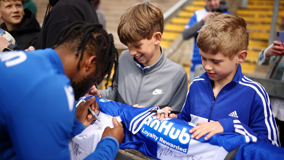 Open training session at The Memorial Stadium