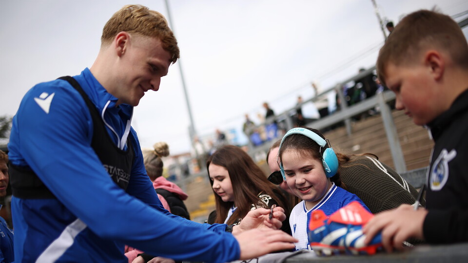 Open training session at The Memorial Stadium