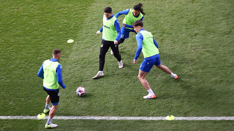 Open training session at The Memorial Stadium