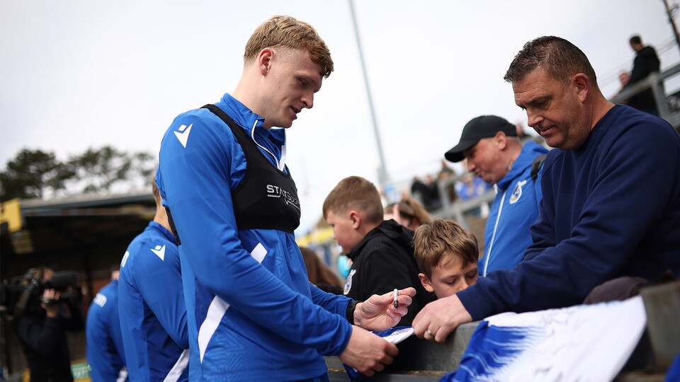 Open training session at The Memorial Stadium