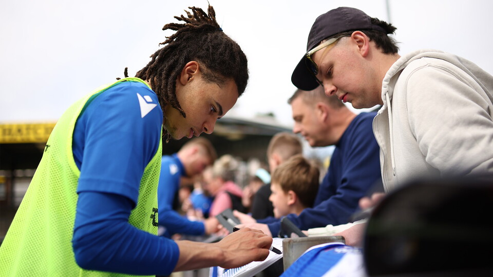 Open training session at The Memorial Stadium