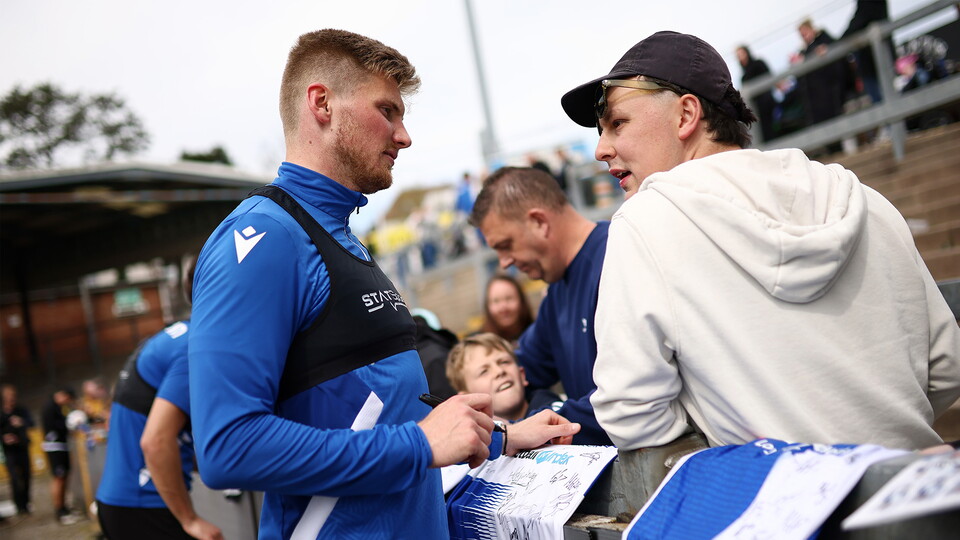 Open training session at The Memorial Stadium