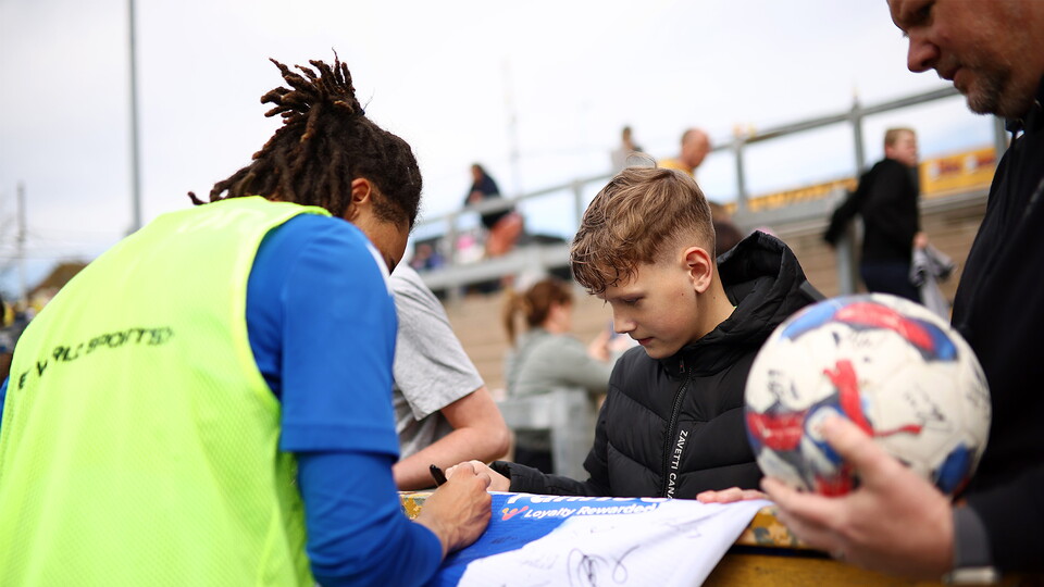Open training session at The Memorial Stadium