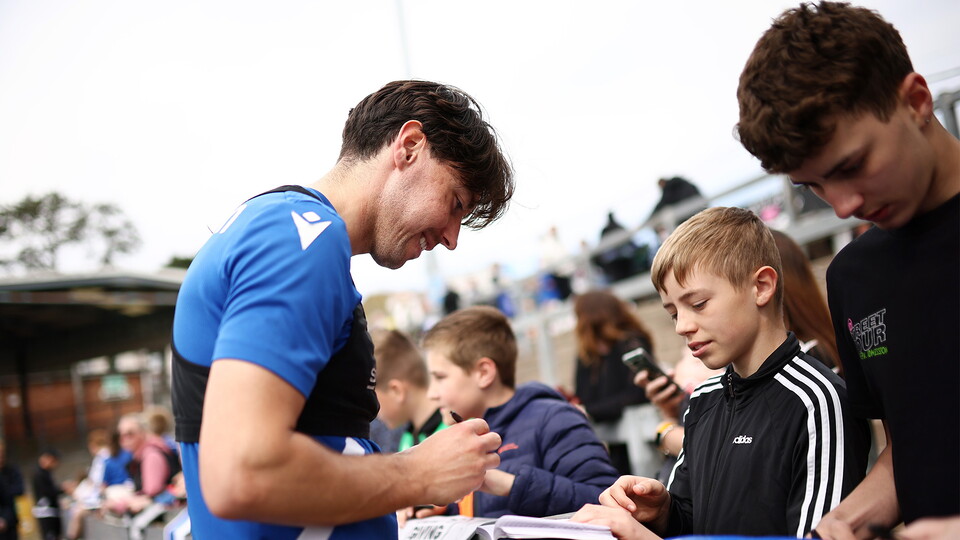 Open training session at The Memorial Stadium