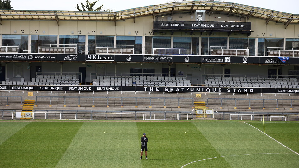 Open training session at The Memorial Stadium