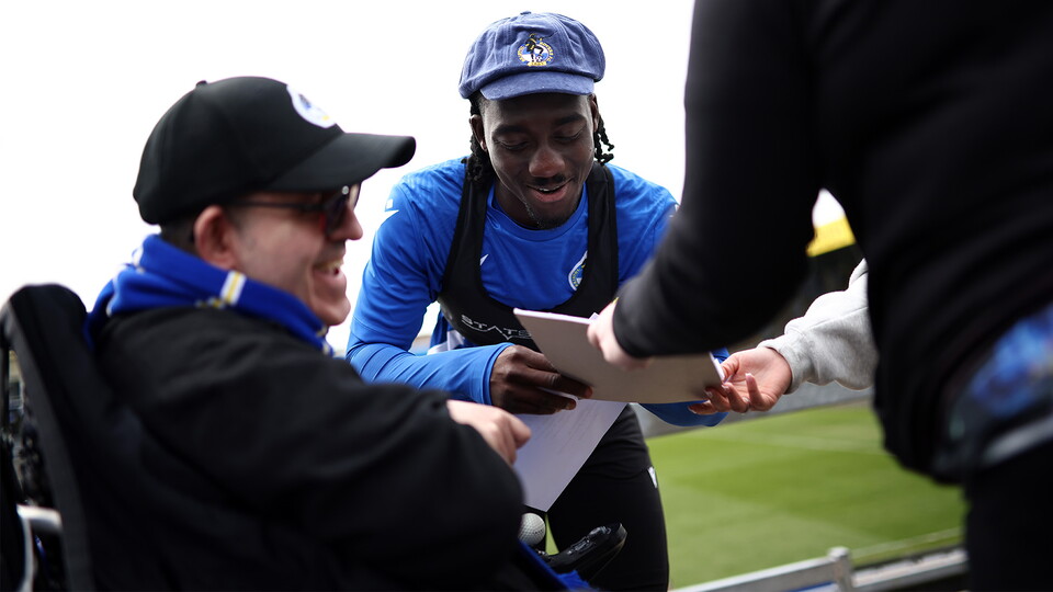 Open training session at The Memorial Stadium