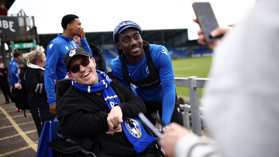 Open training session at The Memorial Stadium