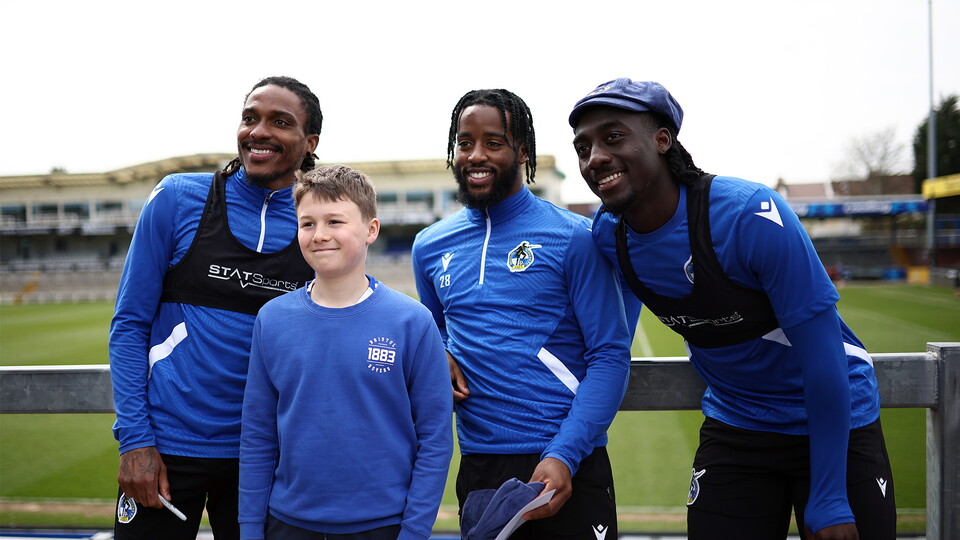 Open training session at The Memorial Stadium