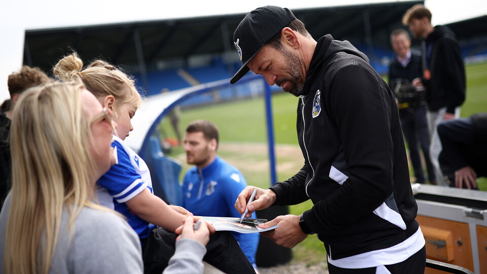 Open training session at The Memorial Stadium