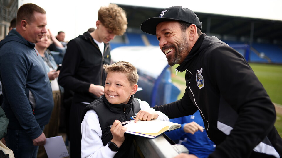 Open training session at The Memorial Stadium