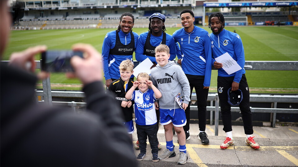 Open training session at The Memorial Stadium