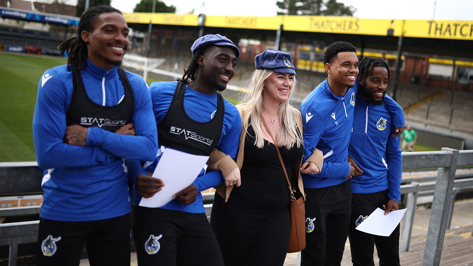 Open training session at The Memorial Stadium