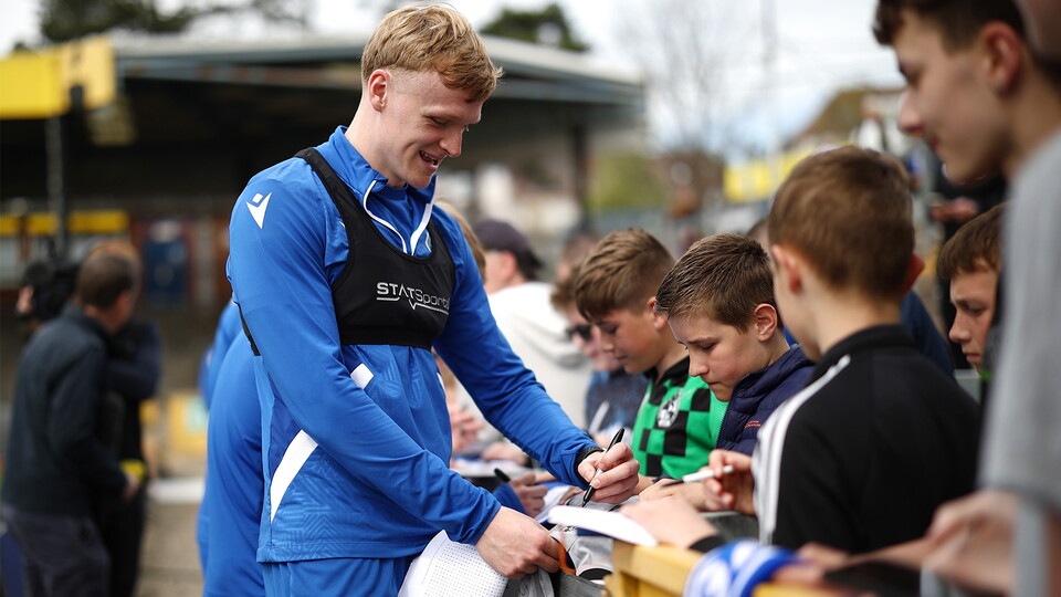 Open training session at The Memorial Stadium