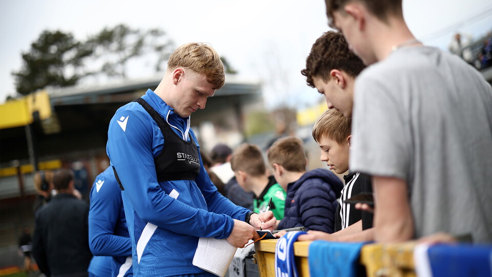 Open training session at The Memorial Stadium