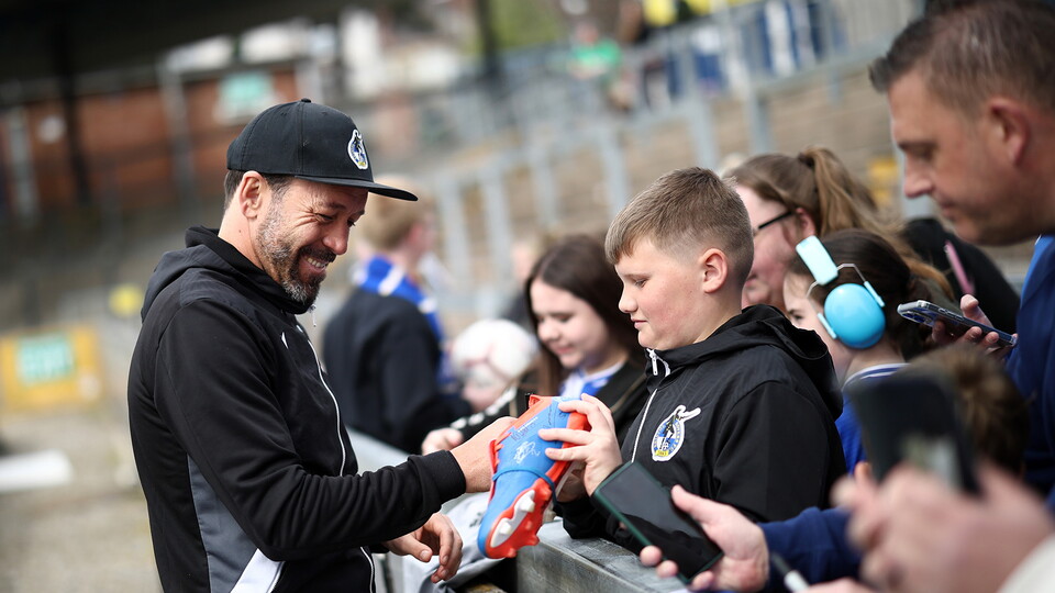 Open training session at The Memorial Stadium