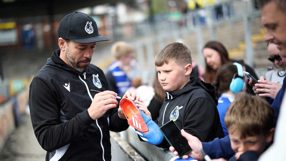 Open training session at The Memorial Stadium