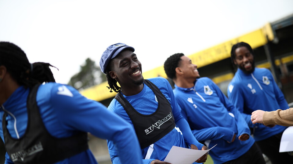 Open training session at The Memorial Stadium